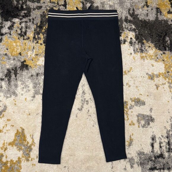 Abercrombie & Fitch Navy Blue Fleece Leggings Women’s Size X-Large - Picture 2 of 5